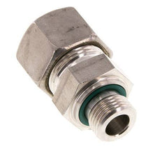 G 1/2'' Buitendraad x 20S RVS Rechte Knelfitting met FKM Afdichting 400 Bar DIN 2353