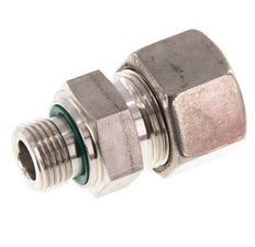 G 1/2'' Buitendraad x 20S RVS Rechte Knelfitting met FKM Afdichting 400 Bar DIN 2353