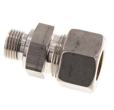 G 1/2'' Buitendraad x 20S RVS Rechte Knelfitting met FKM Afdichting 400 Bar DIN 2353