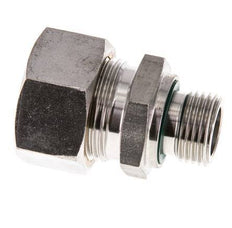 G 1/2'' Buitendraad x 22L RVS Rechte Knelfitting met FKM Afdichting 160 Bar DIN 2353