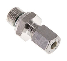 G 1/4'' Buitendraad x 6L RVS Rechte Knelfitting met FKM Afdichting 315 Bar DIN 2353