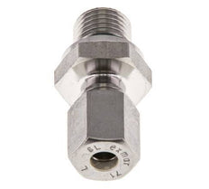 G 1/4'' Buitendraad x 6L RVS Rechte Knelfitting met FKM Afdichting 315 Bar DIN 2353