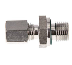 G 1/4'' Buitendraad x 6L RVS Rechte Knelfitting met FKM Afdichting 315 Bar DIN 2353
