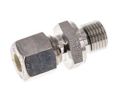 G 1/4'' Buitendraad x 8L RVS Rechte Knelfitting met FKM Afdichting 315 Bar DIN 2353