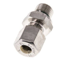G 1/4'' Buitendraad x 8L RVS Rechte Knelfitting met FKM Afdichting 315 Bar DIN 2353