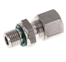 G 1/4'' Buitendraad x 10L RVS Rechte Knelfitting met FKM Afdichting 315 Bar DIN 2353