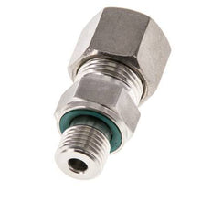 G 1/4'' Buitendraad x 10S RVS Rechte Knelfitting met FKM Afdichting 630 Bar DIN 2353