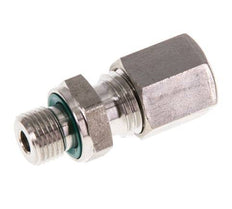 G 1/8'' Buitendraad x 6L RVS Rechte Knelfitting met FKM Afdichting 315 Bar DIN 2353