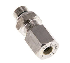G 1/8'' Buitendraad x 6L RVS Rechte Knelfitting met FKM Afdichting 315 Bar DIN 2353