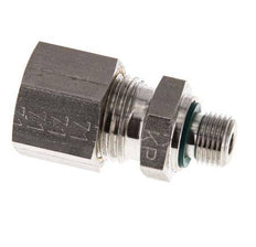 G 1/8'' Buitendraad x 10L RVS Rechte Knelfitting met FKM Afdichting 315 Bar DIN 2353
