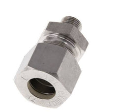 G 1/8'' Buitendraad x 12L RVS Rechte Knelfitting met FKM Afdichting 315 Bar DIN 2353