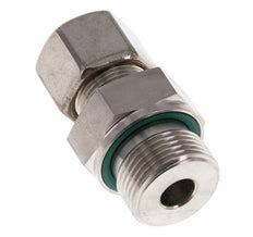 G 3/4'' Buitendraad x 14S RVS Rechte Knelfitting met FKM Afdichting 630 Bar DIN 2353
