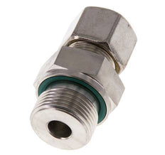 G 3/4'' Buitendraad x 14S RVS Rechte Knelfitting met FKM Afdichting 630 Bar DIN 2353