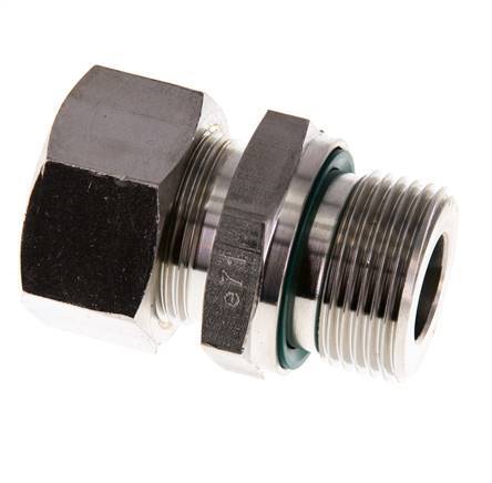 G 3/4'' Buitendraad x 18L RVS Rechte Knelfitting met FKM Afdichting 315 Bar DIN 2353