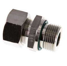 G 3/4'' Buitendraad x 18L RVS Rechte Knelfitting met FKM Afdichting 315 Bar DIN 2353