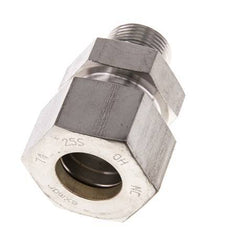 G 3/4'' Buitendraad x 25S RVS Rechte Knelfitting met FKM Afdichting 400 Bar DIN 2353