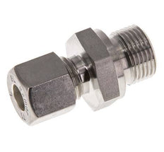 G 3/8'' Buitendraad x 8L RVS Rechte Knelfitting met FKM Afdichting 315 Bar DIN 2353
