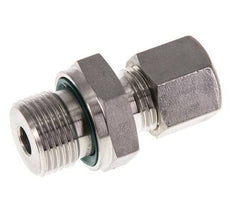 G 3/8'' Buitendraad x 8L RVS Rechte Knelfitting met FKM Afdichting 315 Bar DIN 2353