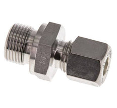 G 3/8'' Buitendraad x 8L RVS Rechte Knelfitting met FKM Afdichting 315 Bar DIN 2353