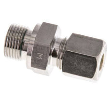 G 3/8'' Buitendraad x 8S RVS Rechte Knelfitting met FKM Afdichting 630 Bar DIN 2353