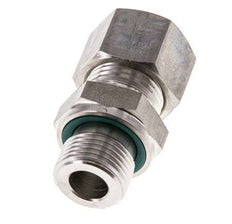 G 3/8'' Buitendraad x 12L RVS Rechte Knelfitting met FKM Afdichting 315 Bar DIN 2353