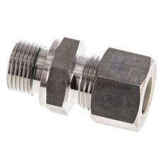 G 3/8'' Buitendraad x 12L RVS Rechte Knelfitting met FKM Afdichting 315 Bar DIN 2353