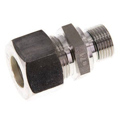 G 3/8'' Buitendraad x 15L RVS Rechte Knelfitting met FKM Afdichting 315 Bar DIN 2353