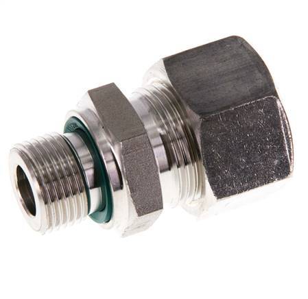 G 3/8'' Buitendraad x 15L RVS Rechte Knelfitting met FKM Afdichting 315 Bar DIN 2353