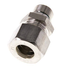 G 3/8'' Buitendraad x 15L RVS Rechte Knelfitting met FKM Afdichting 315 Bar DIN 2353