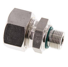 G 3/8'' Buitendraad x 18L RVS Rechte Knelfitting met FKM Afdichting 315 Bar DIN 2353