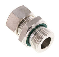 G 1'' Buitendraad x 22L RVS Rechte Knelfitting met FKM Afdichting 160 Bar DIN 2353
