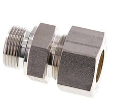 G 1'' Buitendraad x 25S RVS Rechte Knelfitting met FKM Afdichting 400 Bar DIN 2353