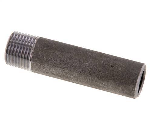 R 1/2'' Male x 21.3mm Steel Pipe Nipple with Welding End 50 Bar DIN 2982 - 80mm [5 Pieces]