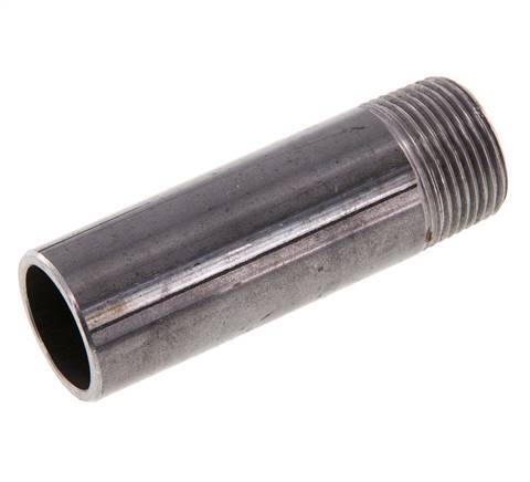 R 3/4'' Male x 26.9mm Steel Pipe Nipple with Welding End 50 Bar DIN 2982 - 80mm [5 Pieces]