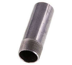 R 3/4'' Male x 26.9mm Steel Pipe Nipple with Welding End 50 Bar DIN 2982 - 80mm [5 Pieces]
