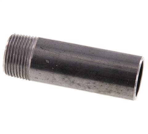 R 3/4'' Male x 26.9mm Steel Pipe Nipple with Welding End 50 Bar DIN 2982 - 80mm [5 Pieces]