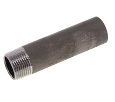 R 1'' Male x 33.7mm Steel Pipe Nipple with Welding End 50 Bar DIN 2982 - 120mm [2 Pieces]
