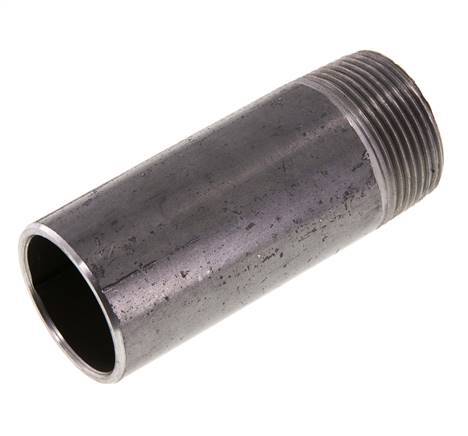 R 1 1/4'' Buitendraad x 42.4mm Stalen Pijpnippel met Las uiteinde 50 Bar DIN 2982 - 100mm [2 Stuks]