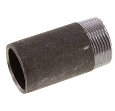 R 1 1/4'' Male x 42.4mm Steel Pipe Nipple with Welding End 50 Bar DIN 2982 - 80mm [5 Pieces]