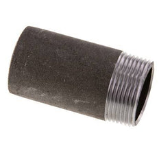 R 1 1/4'' Male x 42.4mm Steel Pipe Nipple with Welding End 50 Bar DIN 2982 - 80mm [5 Pieces]