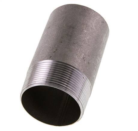 R 2'' Male x 60.3mm Steel Pipe Nipple with Welding End 50 Bar DIN 2982 - 100mm