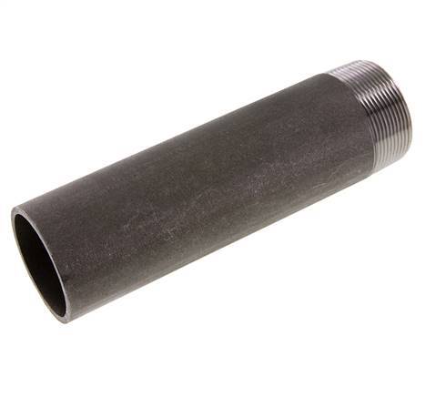 R 2'' Male x 60.3mm Steel Pipe Nipple with Welding End 50 Bar DIN 2982 - 200mm