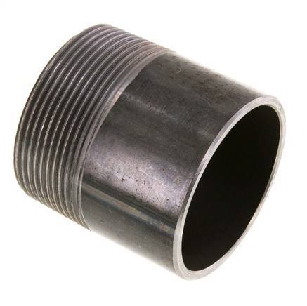 R 2'' Male x 60.3mm Steel Pipe Nipple with Welding End 50 Bar DIN 2982 - 60mm