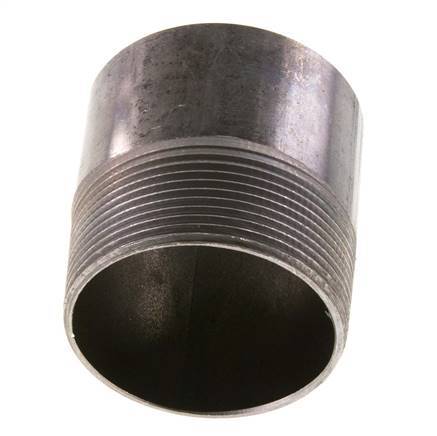 R 2'' Male x 60.3mm Steel Pipe Nipple with Welding End 50 Bar DIN 2982 - 60mm