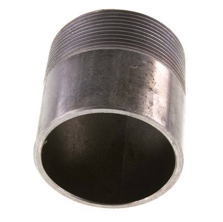 R 2'' Male x 60.3mm Steel Pipe Nipple with Welding End 50 Bar DIN 2982 - 60mm