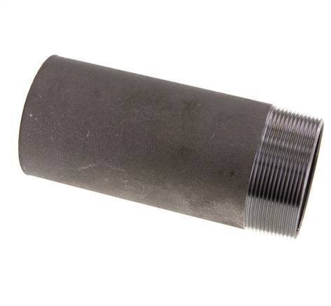 R 2 1/2'' Male x 76.1mm Steel Pipe Nipple with Welding End 50 Bar DIN 2982 - 170mm