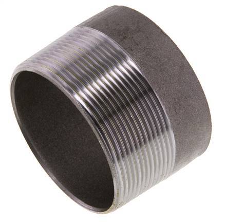 R 2 1/2'' Male x 76.1mm Steel Pipe Nipple with Welding End 50 Bar DIN 2982 - 50mm