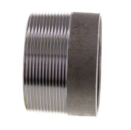 R 2 1/2'' Male x 76.1mm Steel Pipe Nipple with Welding End 50 Bar DIN 2982 - 50mm