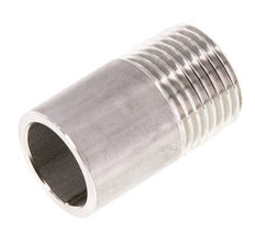 R 1/2'' Male x 21.3mm Stainless steel Pipe Nipple with Welding End 20 Bar DIN 2982 - 35mm