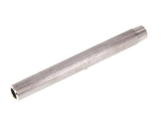 R 1/4'' Male x 13.5mm Stainless steel Pipe Nipple with Welding End 20 Bar DIN 2982 - 120mm